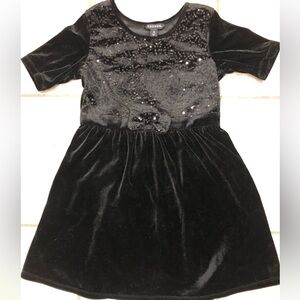 Velvet Like Sequin Holiday Dress